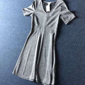 Black and grey dress